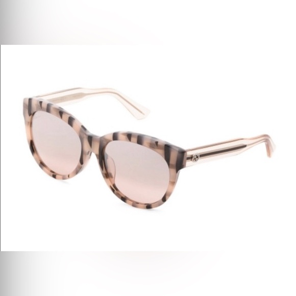 GUCCI SUNGLASSESâVERY GOOD CONDITIONâPINKISH TORTOISE SHEET COLORâSUPER NICE âď¸ - Picture 5 of 15